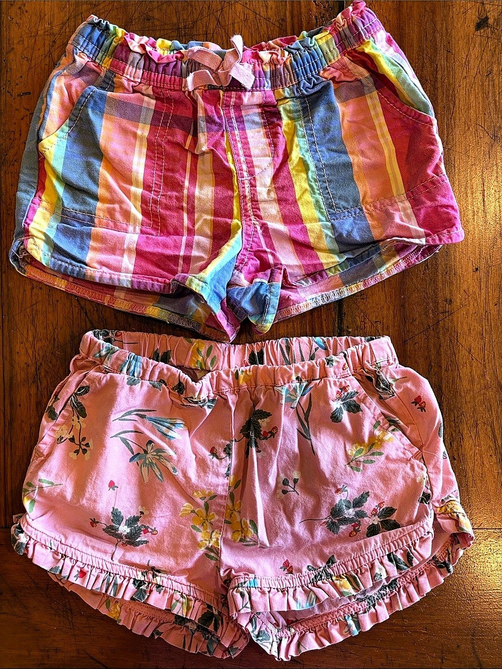 baby GAP | 2-Piece Shorts Set Floral & Plaid | Size 3T